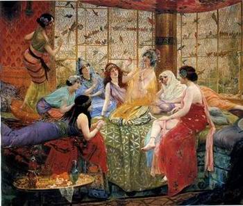 Arab or Arabic people and life. Orientalism oil paintings  227